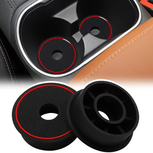 Vista 12 de Auovo Espaciador de repuesto para portavasos de 2.75 pulgadas, apto para Chevy Camry, accesorios de silicona, soporte para tazas, elevador