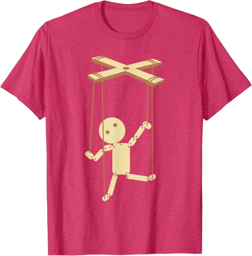 Vista 32 de Puppeteering - Camiseta de marionetas Ventrílocuo de tiriteros, Negro, S