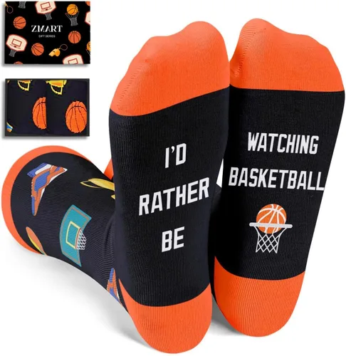 Vista 8 de Zmart Hombre Mujer Regalos Deportivos - Calcetines de Sóftbol, Levantamiento, Baloncesto, Béisbol, Hockey, Fútbol