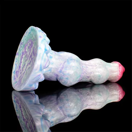 Vista 4 de Consolador de dragón suave grueso de 9.05 pulgadas, consoladores de silicona para punto G, juguetes sexuales para adultos, juguetes sexuales