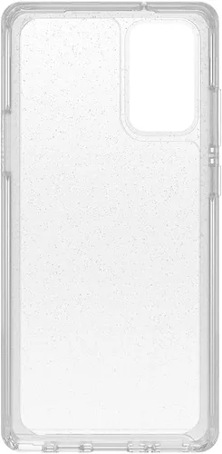 Vista 5 de OtterBox Funda para Galaxy Note20 5G Symmetry Series, polvo de estrellas (escamas plateadas/transparente), ultra suave, compatible con carga