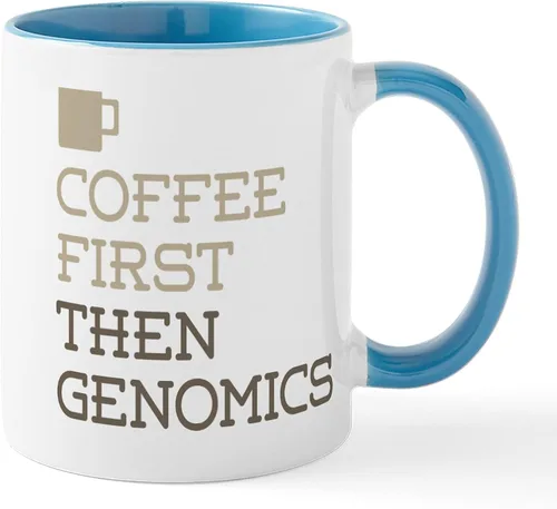Vista 9 de CafePress Coffee Then Genomics Mugs 11 oz (325 ml) Ceramic Coffee Mug