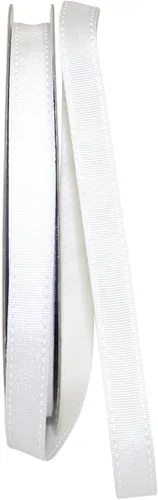 Vista 9 de Reliant Ribbon Linen Glimmer Harmony - Cinta con borde con alambre, 1-1/2 pulgadas x 50 yardas, marfil/dorado