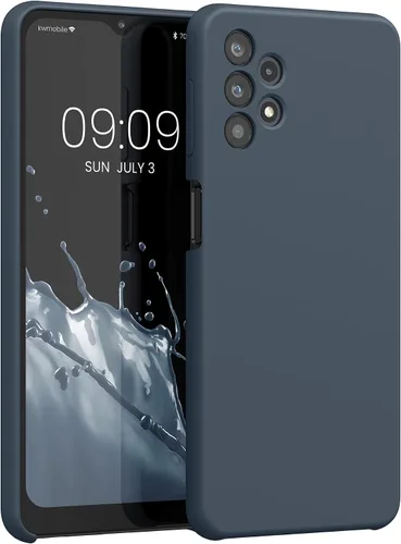 Vista 252 de kwmobile Funda Compatible con Samsung Galaxy A14 5G - Funda de teléfono de TPU y silicona con acabado suave - Verde Lima