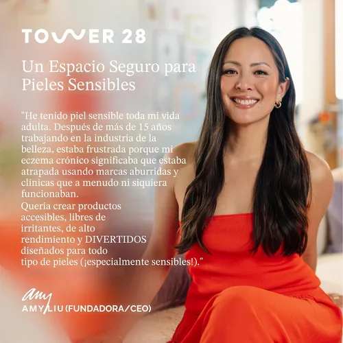 Vista 9 de Tower 28 SOS Recovery - Crema facial hidratante facial con ácido hialurónico + ceramidas, humectante reparador de barrera cutánea, reduce