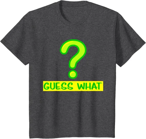 Vista 24 de Question Mark playera Guess What playera, hombre XL, Púrpura