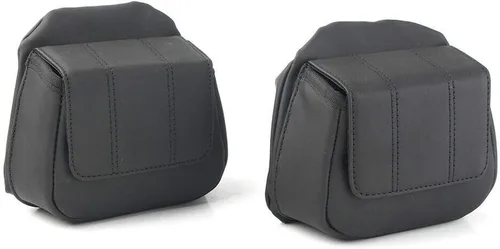 Vista 4 de Par de paneles de carenado inferior Bolsillos de almacenamiento, bolsillos inferiores de puerta de carenado para Harley Touring Road Glide Street