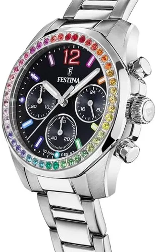 Vista 2 de Festina Ladies Rainbow Chrono WCZ Sets Steel Bracelet F206063