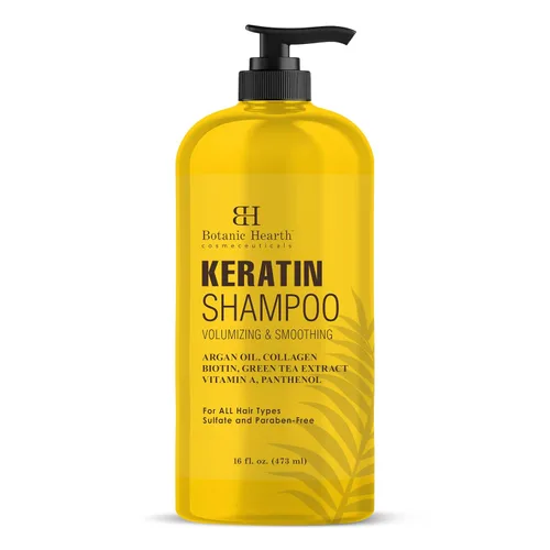 Vista 11 de Botanic Hearth Champú de Aloe Vera Infundido con Bergamota y Proteína Vegana Champú Clarificante para Hidratar, Suavizar y Fortalecer el Cabello