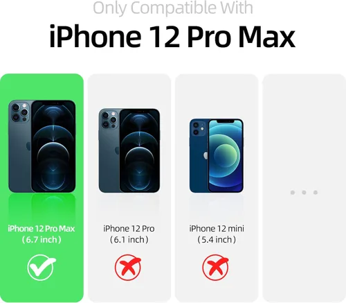 Vista 7 de Funda para iPhone 12 Pro Max, silicona líquida de alta calidad, funda protectora de cuerpo completo a prueba de caídas
