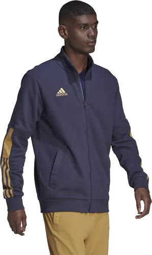 Vista 6 de adidas Chaqueta Tiro para hombre, Azul marino sombra