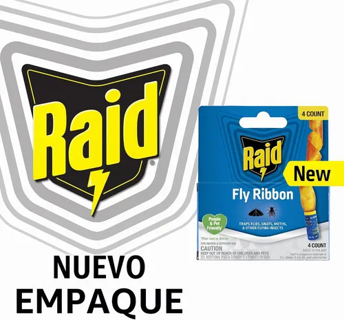 Vista 2 de Raid FR3-RAID - Cinta para atrapar moscas (4 unidades)