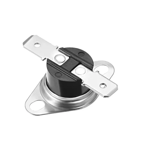 Vista 6 de 5Pcs Thermostat Temperature Control Switches 120/125 Celsius Degree 10A Normally Closed N.C 6.3mm Pin Right Switch KSD301(120 Celsius Degree)