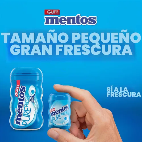 Vista 10 de Mentos Goma de mascar Pure Fresh sin azúcar, menta fresca, 10