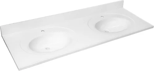 Vista 19 de Design House Lavabo individual superior, 25 pulgadas, blanco