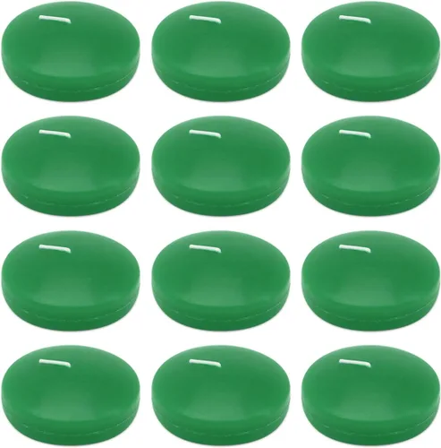 Vista 14 de Velas flotantes rosas de 10 horas, grandes de 3 pulgadas, sin aroma, sin goteo, de cera para piscina y agua, velas flotantes para jarrones, centros