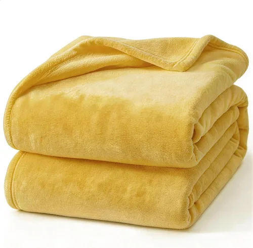 Vista 44 de Hansleep Manta de forro polar para sofá beige, súper suave manta de franela esponjosa y acogedora para todas las estaciones, beige, manta de 50x60