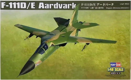 Vista 8 de Hobby Boss Kit de construcción de modelo de avión F-111C 'Pig' australiano