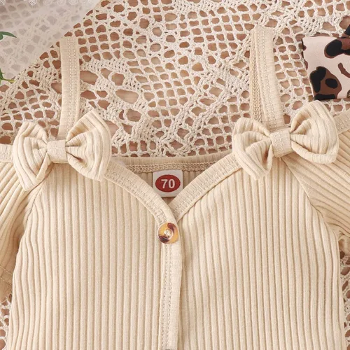 Vista 7 de MLAGJSS Conjunto de 3 piezas para niñas pequeñas, pantalones acampanados, diadema