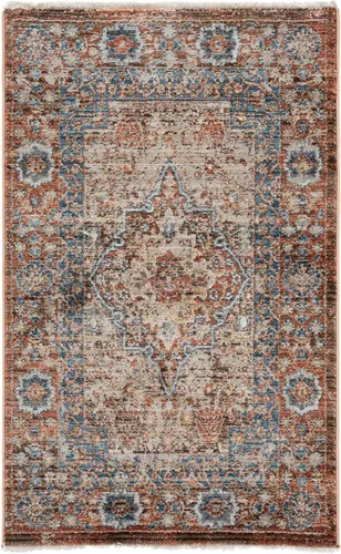Vista 69 de SAFAVIEH Bijar Collection - Alfombra decorativa de 2 pies 3 pulgadas x 4 pies, marfil y óxido, diseño oriental envejecido, no desprende pelusa