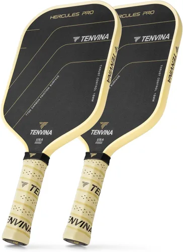 Vista 9 de TENVINA Pickleball Paddles, Multi-Layer T700SC Textured Carbon Fiber Pickleball Paddle, Pickle Ball Paddle with Strong Spin & Power Surface, 4-Types