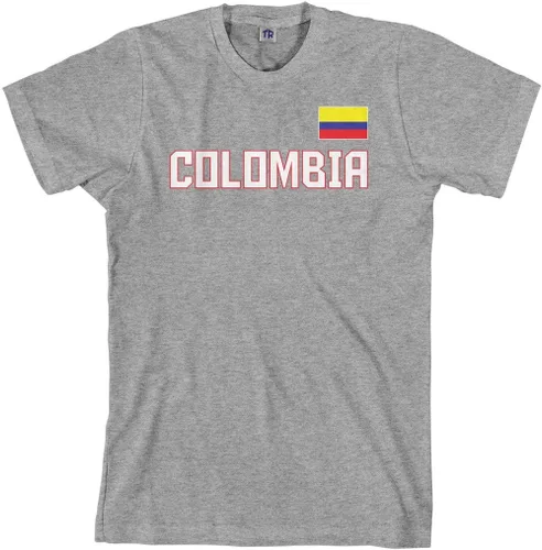 Vista 6 de Threadrock Colombia National Pride - Camiseta para hombre