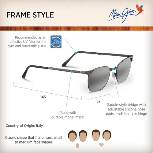 Vista 6 de Maui Jim Stillwater 52 - Gafas de sol para hombre 706