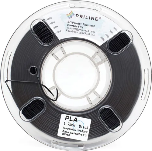 Vista 4 de Filamento de impresora 3D de PLA de 1.75mm, PRILINE - Filamento de impresora 3D de PLA, carrete de 1 kg (2.2 libras) Filamento de impresión 3D