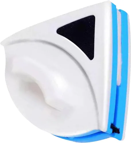 Vista 6 de Limpiador de ventanas de doble cara Limpiaparabrisas de vidrio, Limpiador de ventanas de gran altura, Lavado magnético ajustable, Herramienta