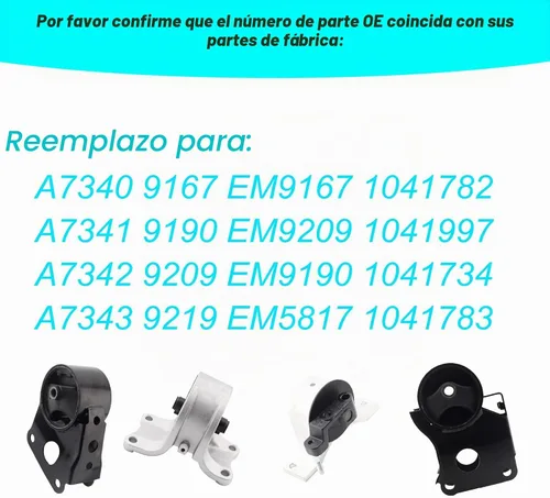 Vista 3 de Kit de montaje de motor SHERXIBO para Altima 2.5L 2002-2006