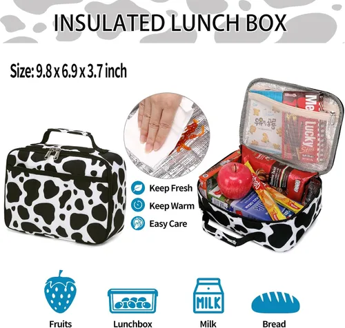 Vista 2 de AUIVTY Mochila escolar para niños y niños, Negro
