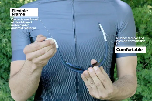 Vista 3 de BBB Cycling BSG-57 Avenger - Gafas deportivas con lentes intercambiables para ciclismo y protección solar