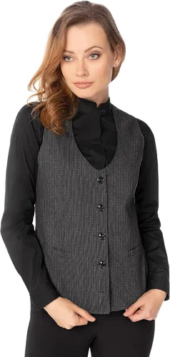 Vista 6 de Chef Works Chaleco Bridge para mujer Diamond