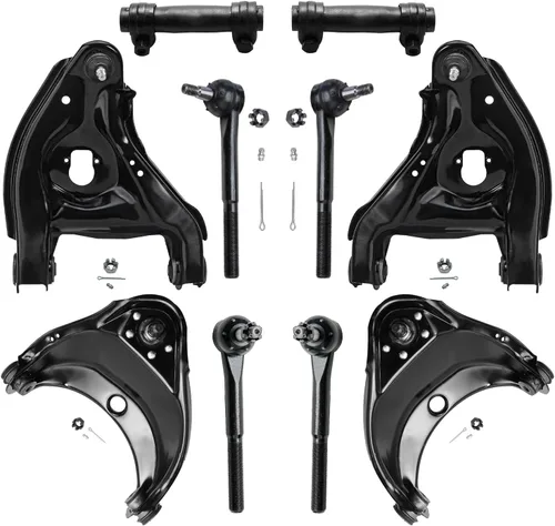 Vista 27 de Detroit Axle - Kit de suspensión delantera de 10 piezas para Jeep 2002-2004