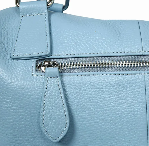 Vista 34 de Heshe - Bolsa de hombro de piel para mujer, con asa superior, bolsa cruzada