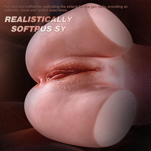 Vista 4 de Juguetes sexuales de 4.67 libras para hombres, coños de bolsillo, muñecas sexuales realistas para adultos, glúteos texturizados suaves con vagina