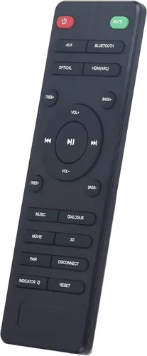 Vista 3 de Allimity Nuevo control remoto de repuesto compatible con el sistema de barra de sonido Pheanoo D5 D6