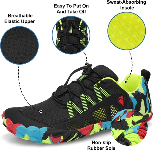 Vista 2 de XIHALOOK - Zapatos deportivos de senderismo para mujer y hombre, de secado rápido, para playa, caminar, kayak, surf, entrenamiento