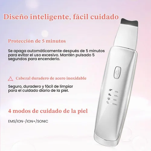 Vista 7 de Herramientas para quitar puntos negros, espátula facial 4 en 1 para Plateado
