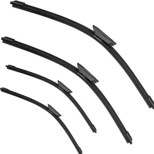 Vista 8 de Limpiaparabrisas de automóvil compatible con Renault Kangoo Mk2 1 para puerta trasera Express 2008-2020, limpiaparabrisas delantero de goma suave 2