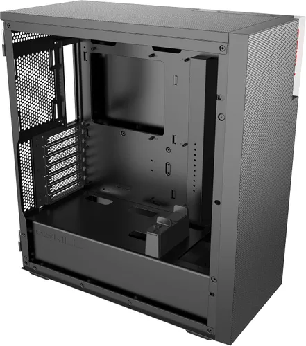 Vista 7 de G.SKILL MD1 Mid-Tower ATX Case con panel lateral de vidrio templado, panel de malla frontal - Negro (GC-AKGW1-MD1)