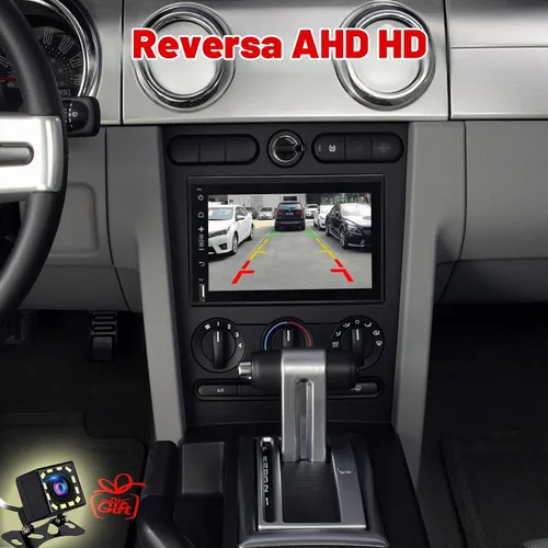 Vista 3 de QLED 8-Core para Ford Mustang 2005-2009 Explorer 2006-2010 Radio Actualización Carplay Android Auto pantalla táctil estéreo cámara trasera libre