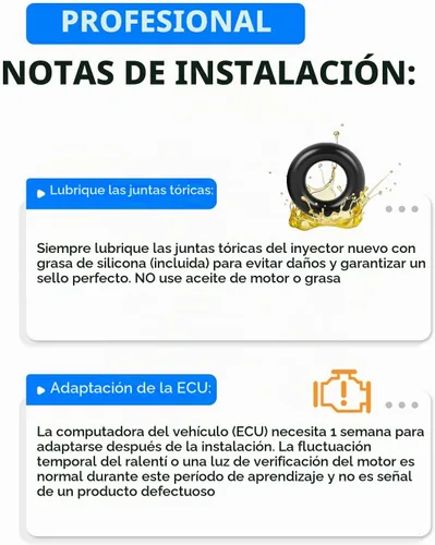 Vista 3 de Inyectores de combustible mejorados aptos para: Nissan Sentra