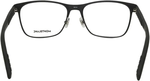 Vista 4 de Gafas Montblanc MB 0067 O- 004 Negro, Negro Transparente Negro