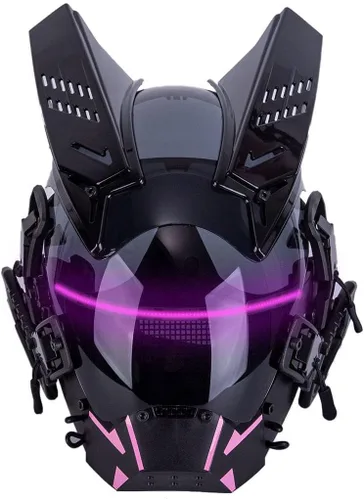 Vista 22 de Future Tech - Colección de máscaras brillantes para fiestas de disfraces