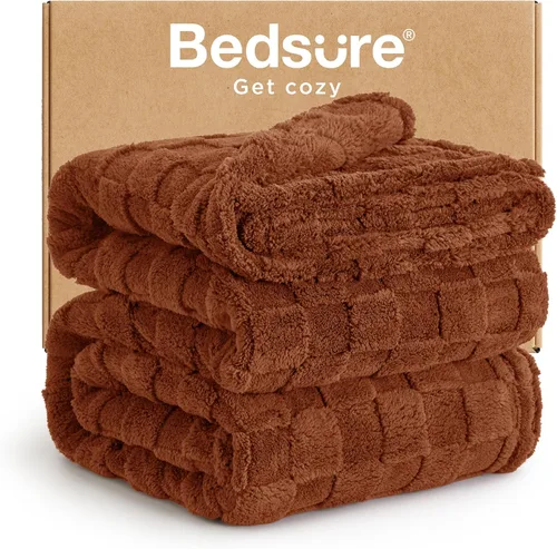 Vista 57 de Bedsure GentleSoft - Manta verde salvia para sofá, manta de forro polar a cuadros, regalos de Navidad para mujeres, hombres y niñas, bonita manta