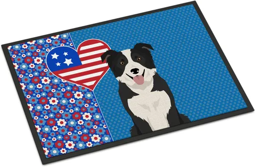 Vista 80 de Caroline's Treasures WDK5119JMAT Airedale Terrier USA - Tapete para interiores o exteriores, 24 x 36 pulgadas, tapete para puerta delantera