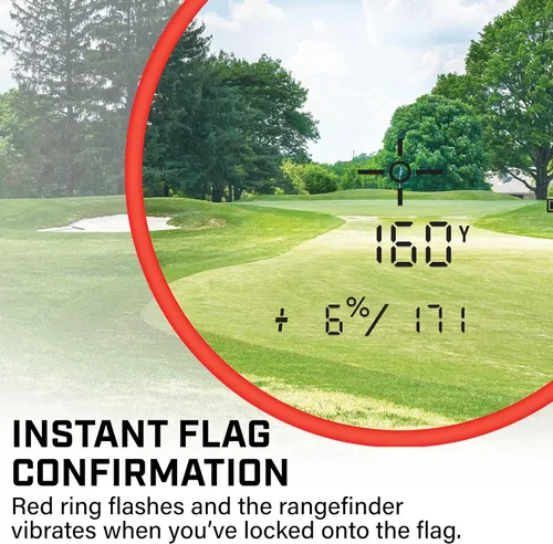 Vista 6 de Bushnell Golf Tour V6 Shift Laser Rangefinder with Slope Compensation, 1300-Yard Range, Flag Lock Vibration, Magnetic Cart Mount, 6X Magnification