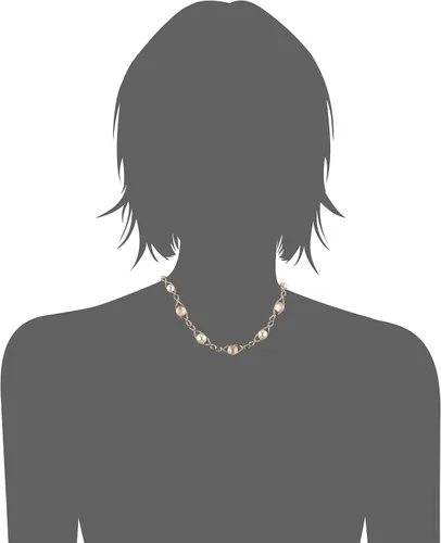 Vista 2 de Anne Klein NK 60538472-D60 - Collar de perlatrapeador 16 pulgadas