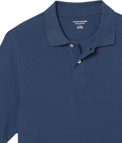 Vista 4 de Tienda Essentials Mens Regular-Fit Cotton Pique Polo Shirt